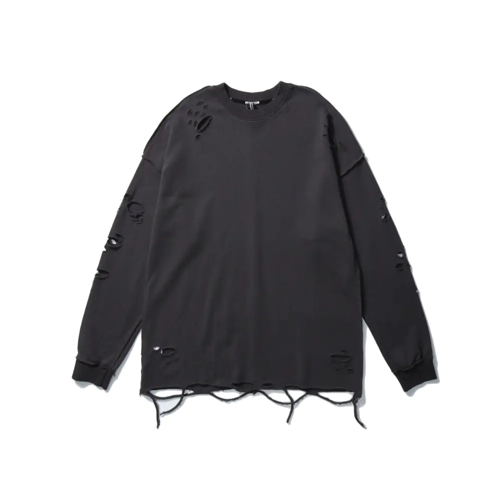 Long Sleeve Ripped Sweaters for Men and Women, Grunge Style